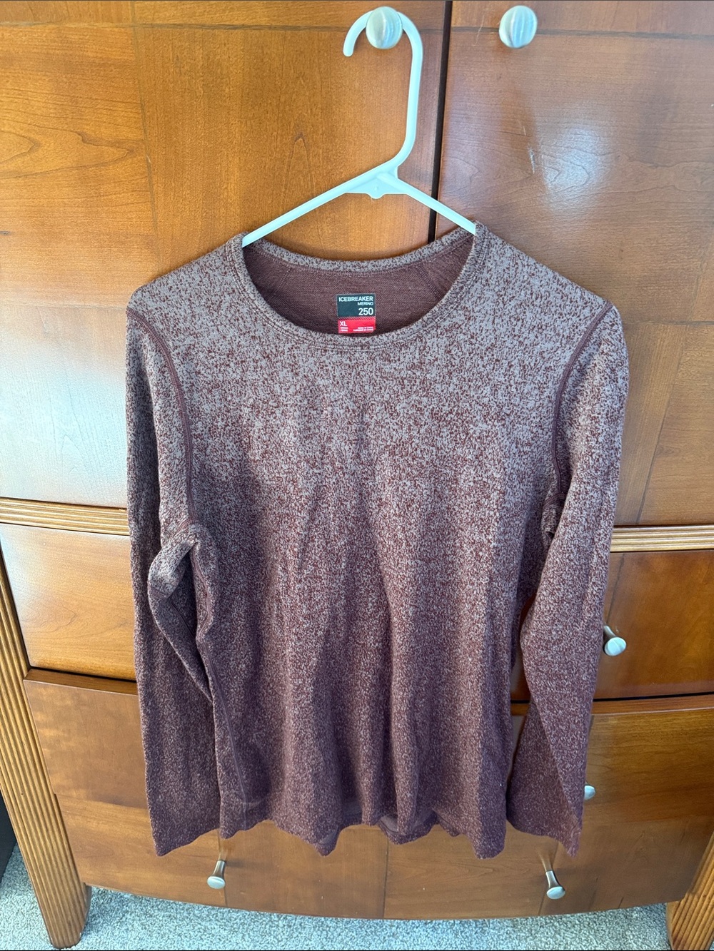 Icebreaker Marled Crew Neck Long-Sleeve Sweater - worn once